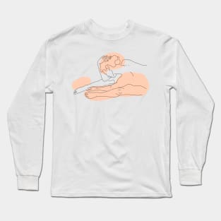 illustration a beautiful image of a female figure Long Sleeve T-Shirt